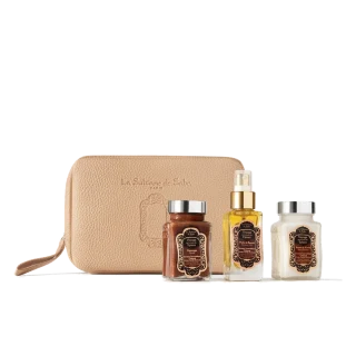 Набір дорожній Аюрведичний La Sultane De Saba Ayurvedic Amber Vanilla Patchouli travel set mini