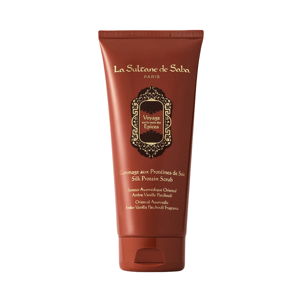 Скраб для тіла з протеїнами шовку Аюрведичний La Sultane de Saba Silk Protein Scrub Oriental Ayurvedic 200 мл Скраб для тіла з протеїнами шовку Аюрведичний La Sultane de Saba Silk Protein Scrub Oriental Ayurvedic 200 мл