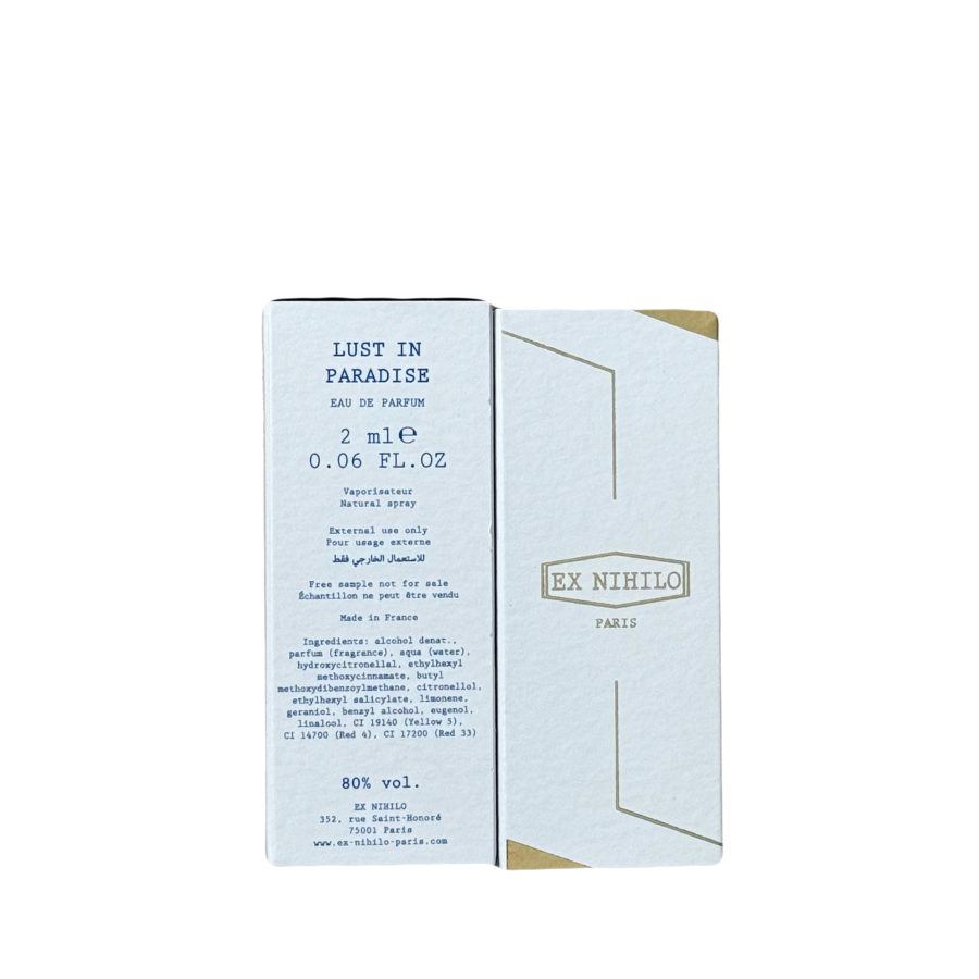 Lust in paradise Ex Nihilo mini 2 ml