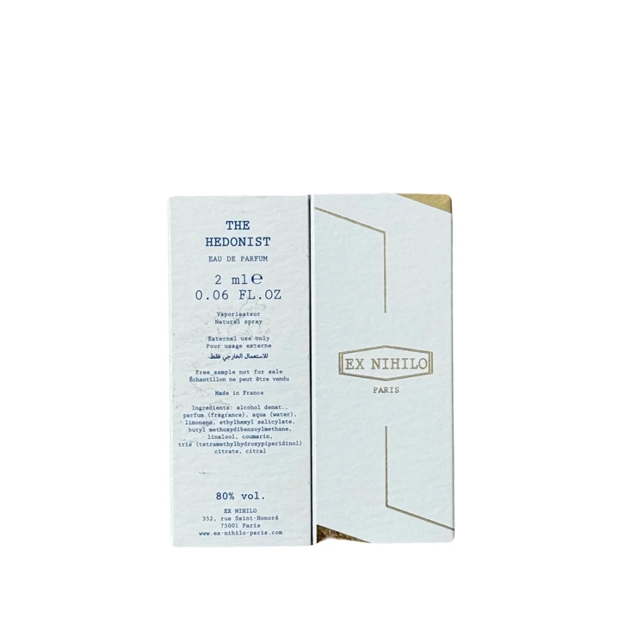 The hedonist Ex Nihilo mini 2ml