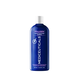 MEDICEUTICALS Folligen Shampoo Шампунь для жінок проти випадіння для нормальної і схильної до жирності шкіри голови , 250 мл